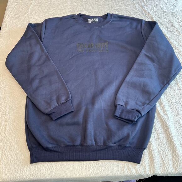 Taylor Swift Eras pullover sweater navy youth 2XL - Picture 3 of 5